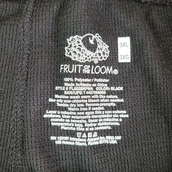 Fruit of the Loom Men's Sleep Jersey Knit Jogger Sleep Pant, Size 3XL Used - Picture 4 of 8